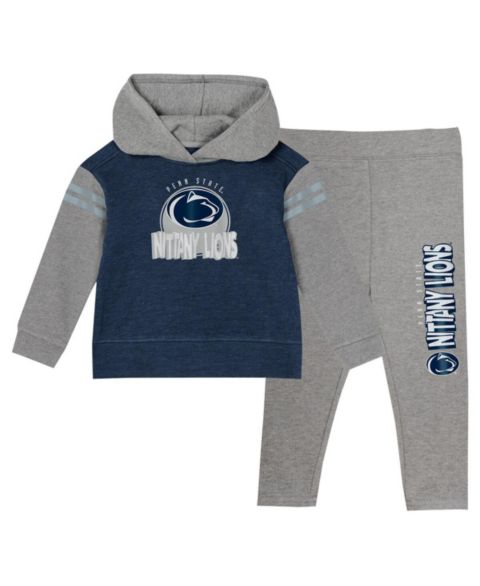 Детский комплект Outerstuff Girls Preschool 2-Piece Navy Penn State Nittany Lions Preschool Clubhouse Pullover Hoodie and Legging Set