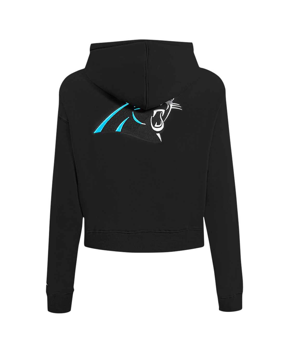 Pro Standard Women's Black Carolina Panthers Split Logo Full-zip Hoodie In Black
