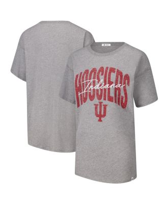 '47 Brand - Women's Heather Gray Indiana Hoosiers Muse Sadie T-Shirt