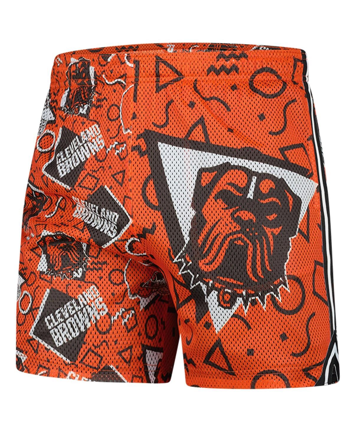 Chubbies Chubbie's Men's Orange Cleveland Browns Mesh Shorts In Orange