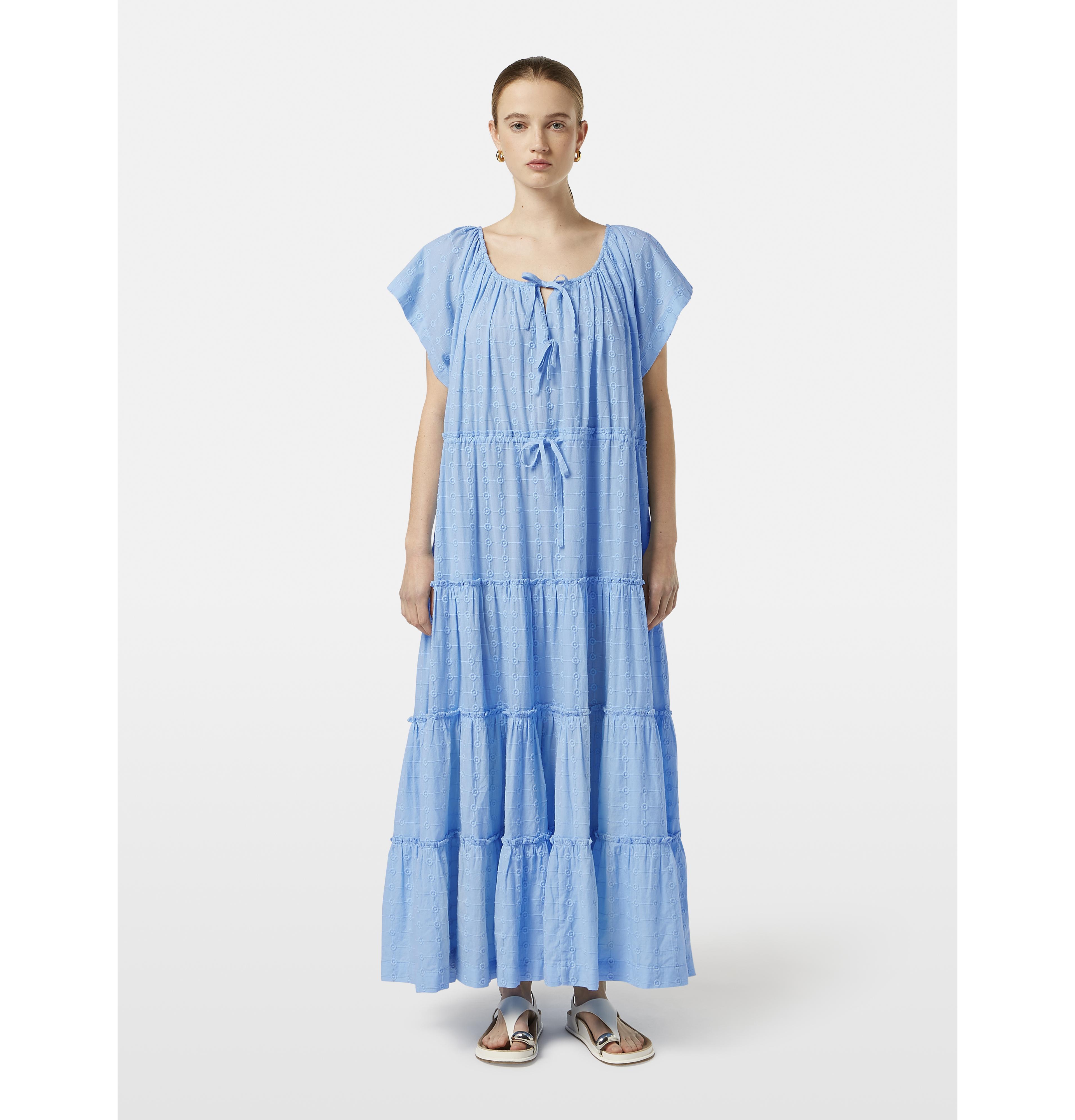 Scotch & Soda Tiered Broderie Maxi Dress