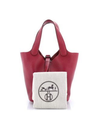 Pre-Owned HERMES PM Picotin Lock Bag Clemence