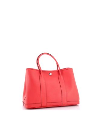 Pre-Owned HERMES 30 Garden Party Tote Leather