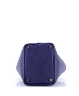 Pre-Owned HERMES PM Picotin Lock Bag Tressage Epsom