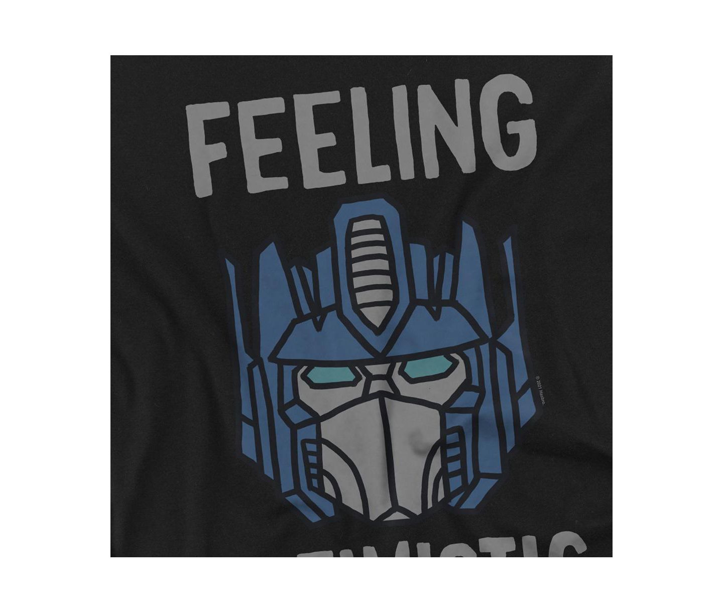 Мужская футболка Logovision Transformers The Optomistic Prime, цвет: Чёрный — фото 2