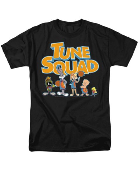 Мужская футболка Space Jam A New Legacy Tune Squad Letters, цвет: Чёрный