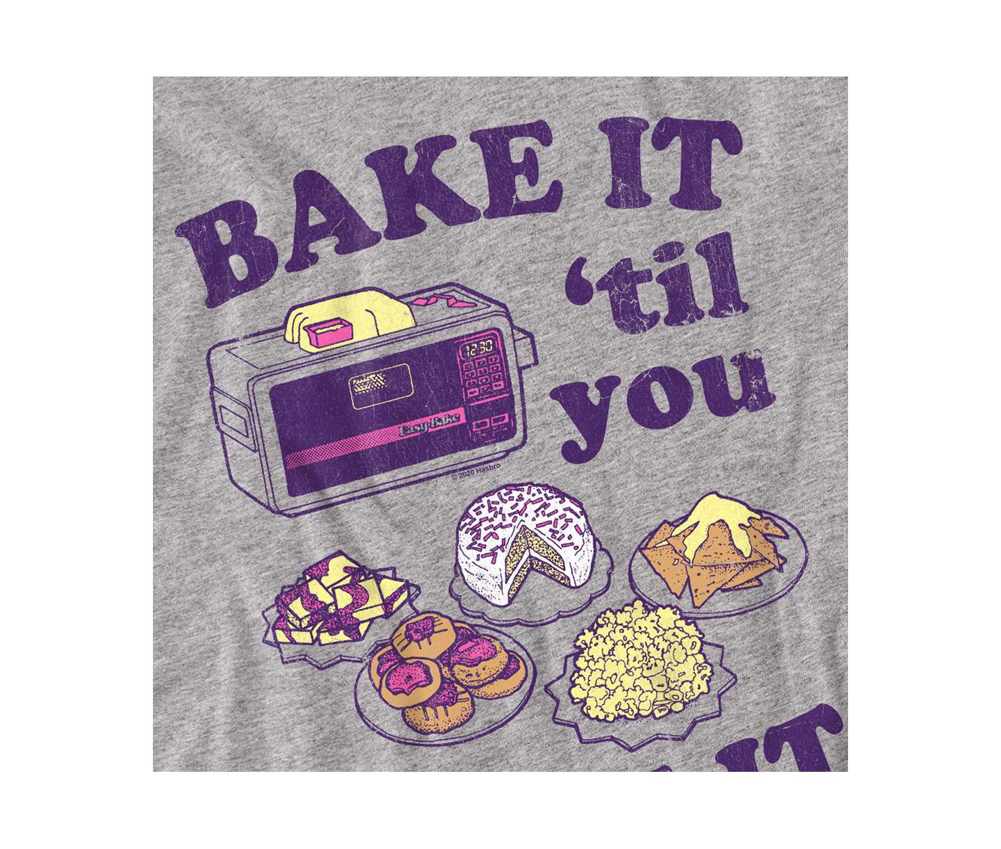 Мужская футболка Hasbro+ Easy Bake Oven Bake It and Make It All, цвет: Меланжевый — фото 2