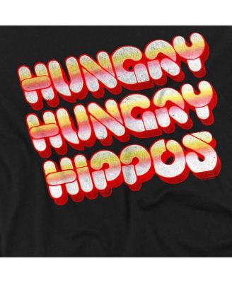 Men's Hungry Hungry Hippos Vintage Bubble Letter Logo T Shirt