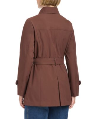 Women's Double-Breasted Belted Trench Coat