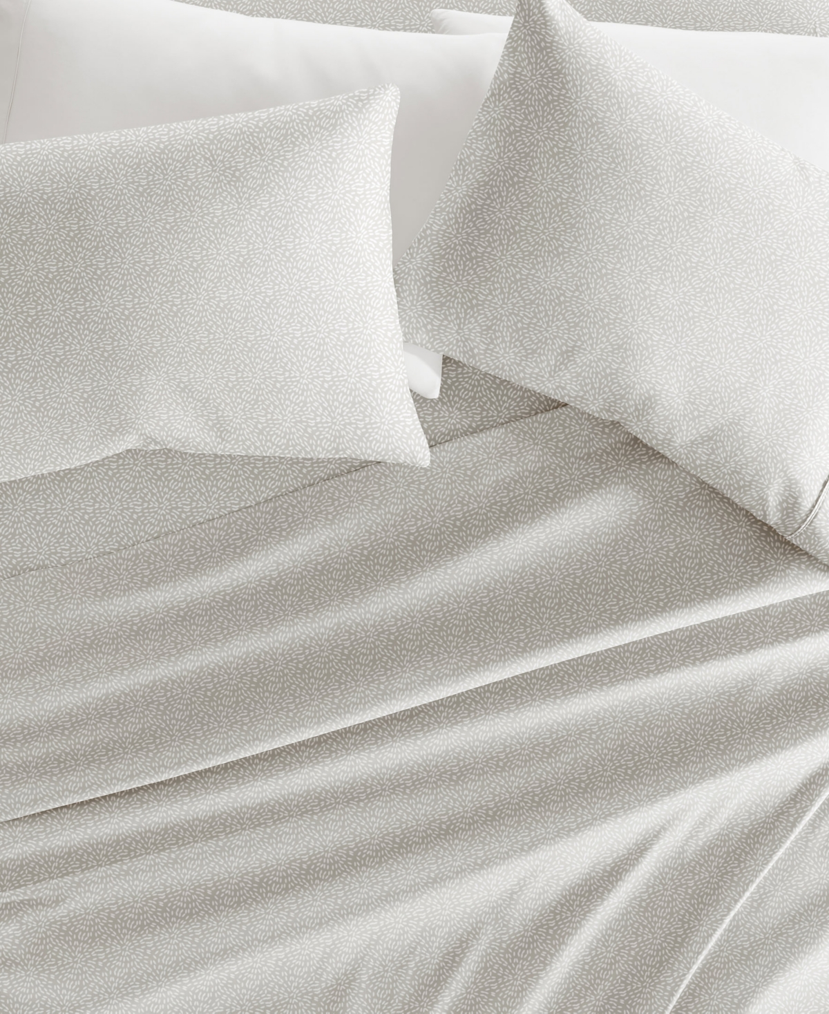 Ienjoy Home Delicate Details 4-p.c. Sheet Set, Full In Gray