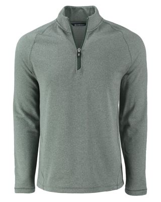 Men's Cutter and Buck Peshastin Fleece Long Sleeve Half Zip Pullover