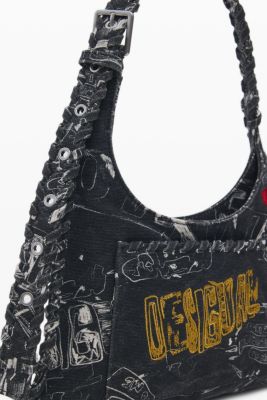 Women's Medium bag with lettering