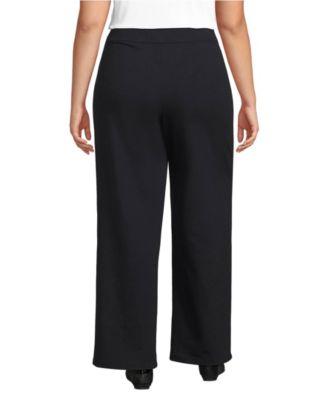 Plus Size Starfish High Rise Pull On Wide Leg Pocket Pants