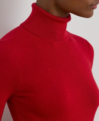 Women's Silk-Blend Turtleneck Sweater