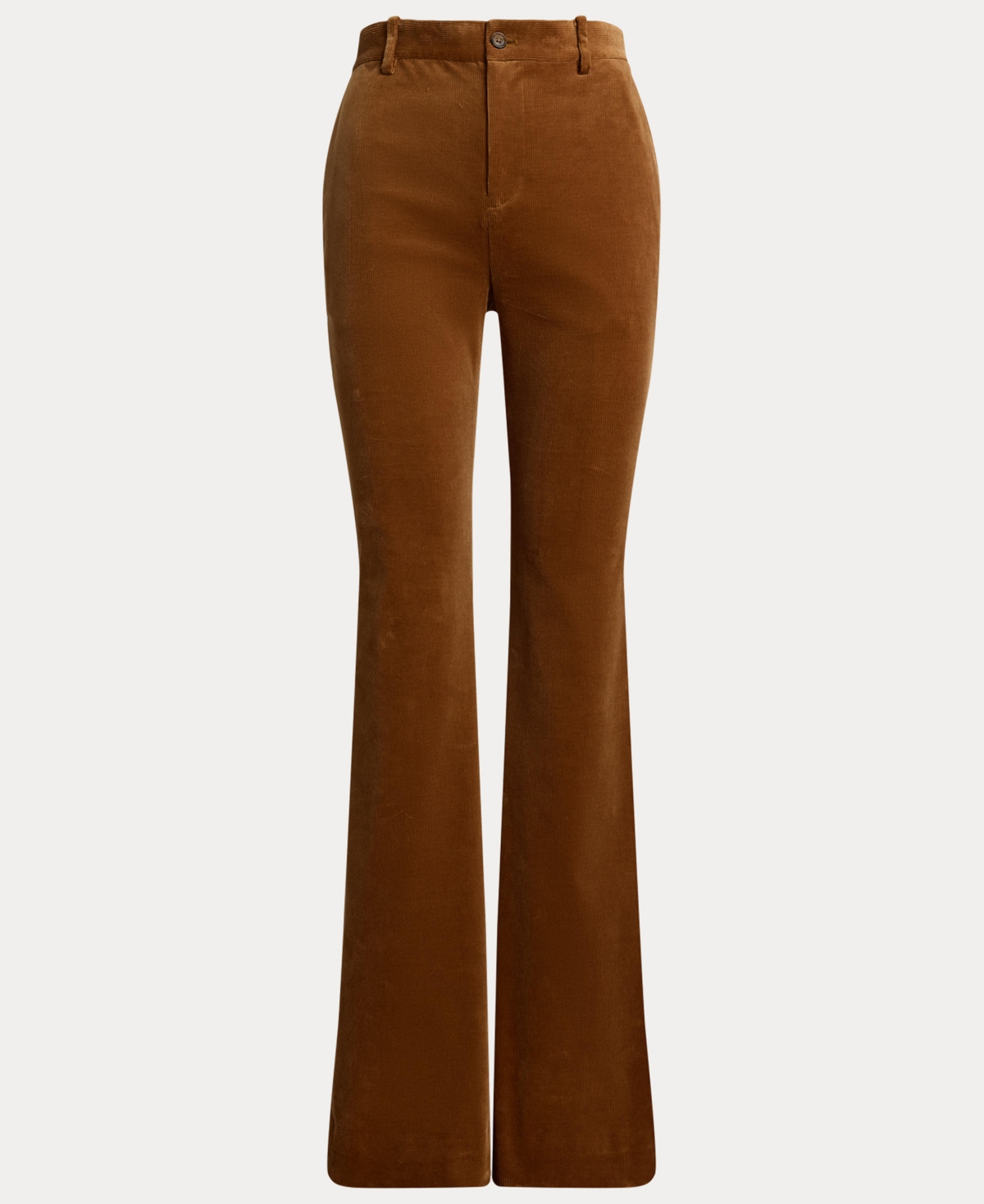 Ralph Lauren High-rise Corduroy Flare Pant In Brown