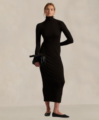 Polo Ralph Lauren - Women's Ribbed Turtleneck Dress