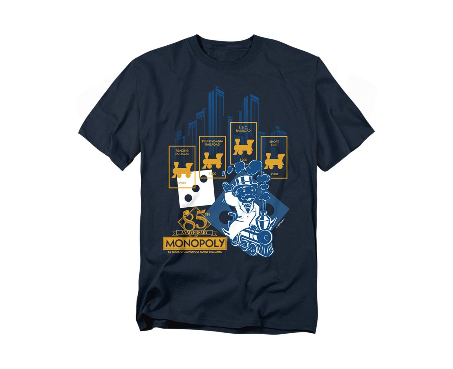 Men's The True Railroad Tycoon T Shirt