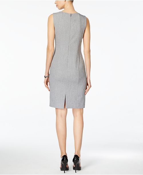 Kasper petite v neck sheath dress express