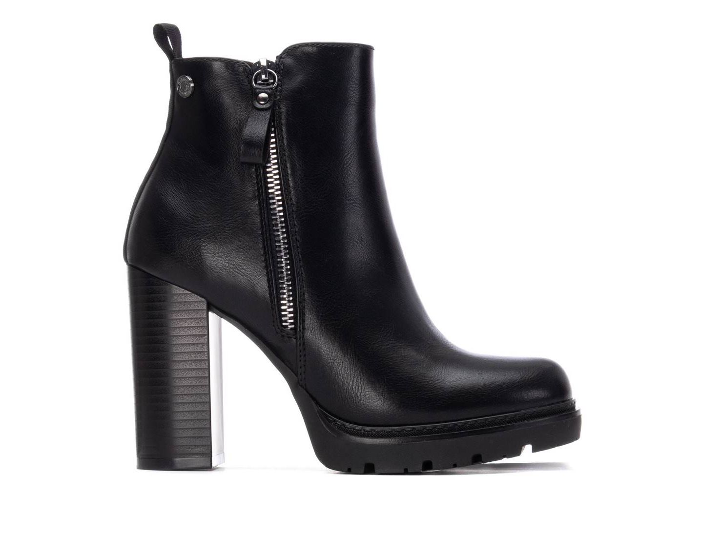 Женские ботинки XTI Heeled Ankle Booties Refresh Collection, цвет: Чёрный — фото 2
