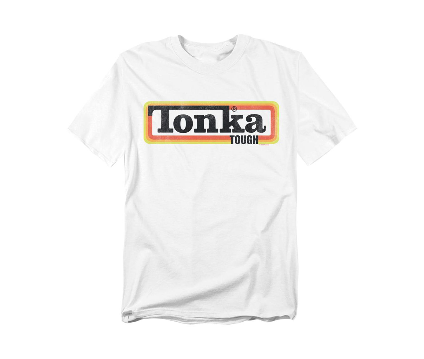Мужская футболка Hasbro+ Big & Tall Tonka Tonka Tough Box Logo, цвет: Белый — фото 1