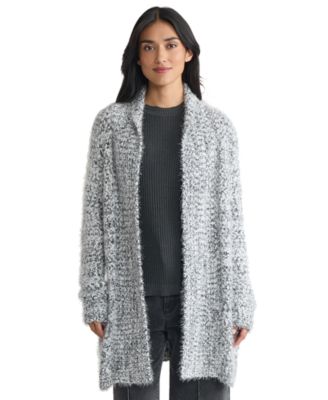 Jones New York - Women's Shawl Collar Open Front Sweater