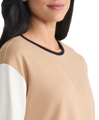 Women's Long Sleeve Colorblock Top