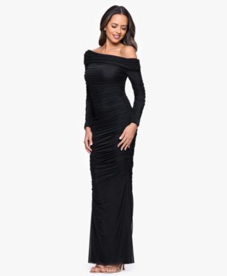 Women's Long Off-the-Shoulder Gown