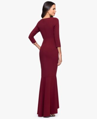 Women's Long Cascading Ruffle Gown