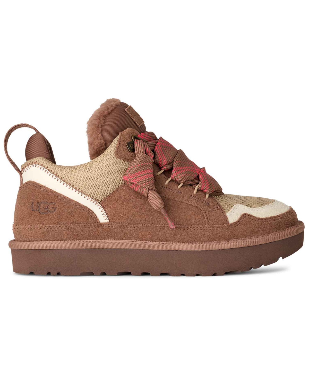 Ugg Webbing Heel Strap Logo Patch Sneakers In Brown