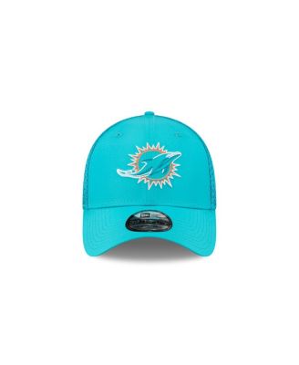 Men's Aqua Miami Dolphins Outline 39THIRTY Flex Hat