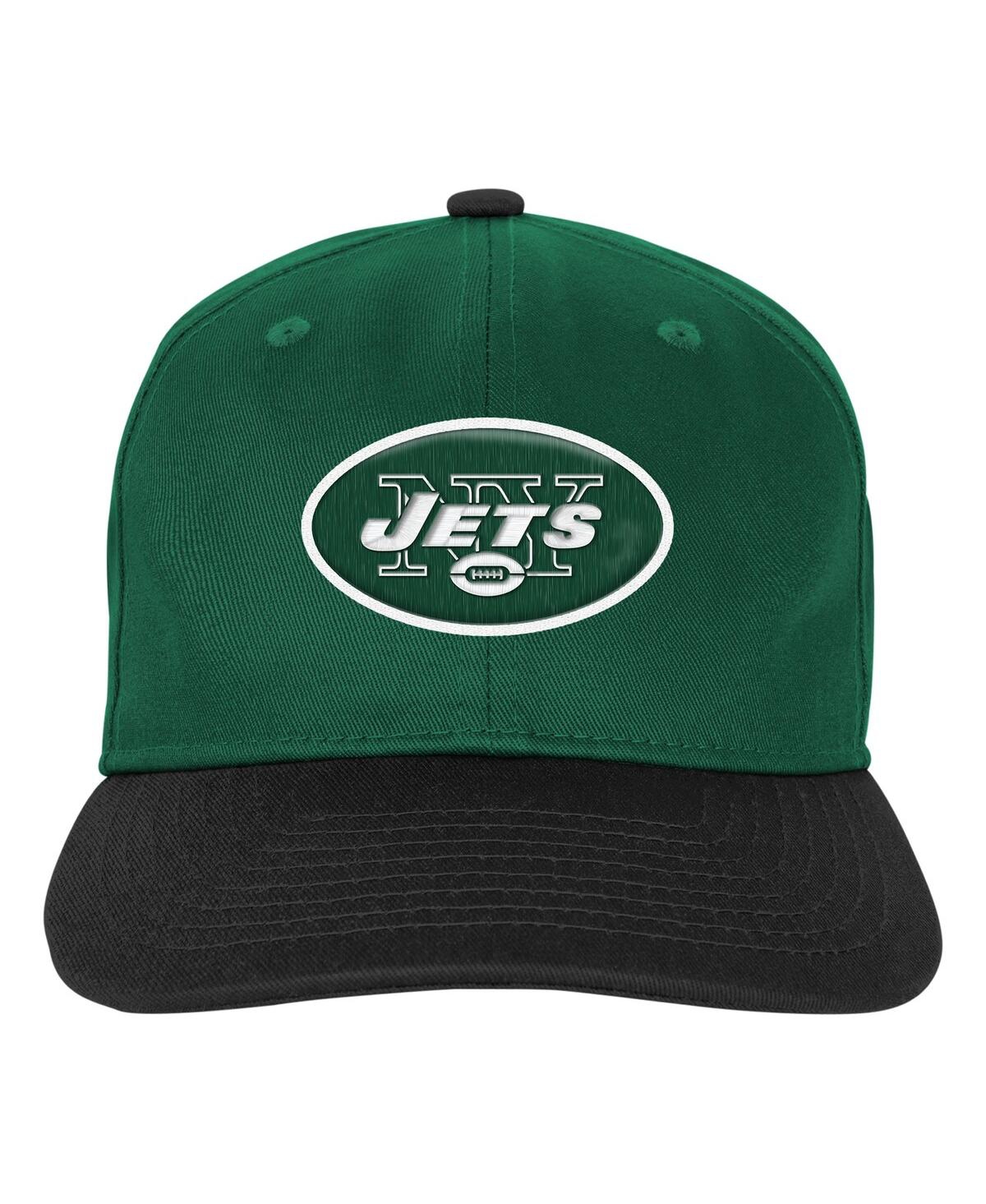 Outerstuff Big Boys And Girls Green New York Jets True Retro Adjustable Hat In Green