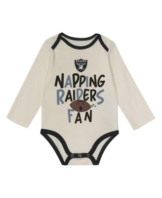 Baby Boys and Girls 3-Piece&nbsp;Black Las Vegas Raiders Little Champ Set