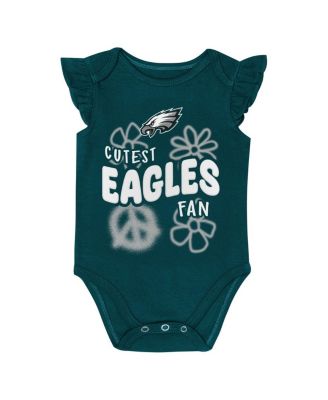 Baby Girls 2-Piece Philadelphia Eagles The Sunshine Bodysuit Set