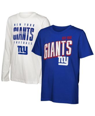 Outerstuff - Big Boys and Girls New York Giants The Mix Combo T-Shirt Set