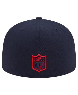 Men's Navy Houston Texans Oversized 59FIFTY Fitted Hat