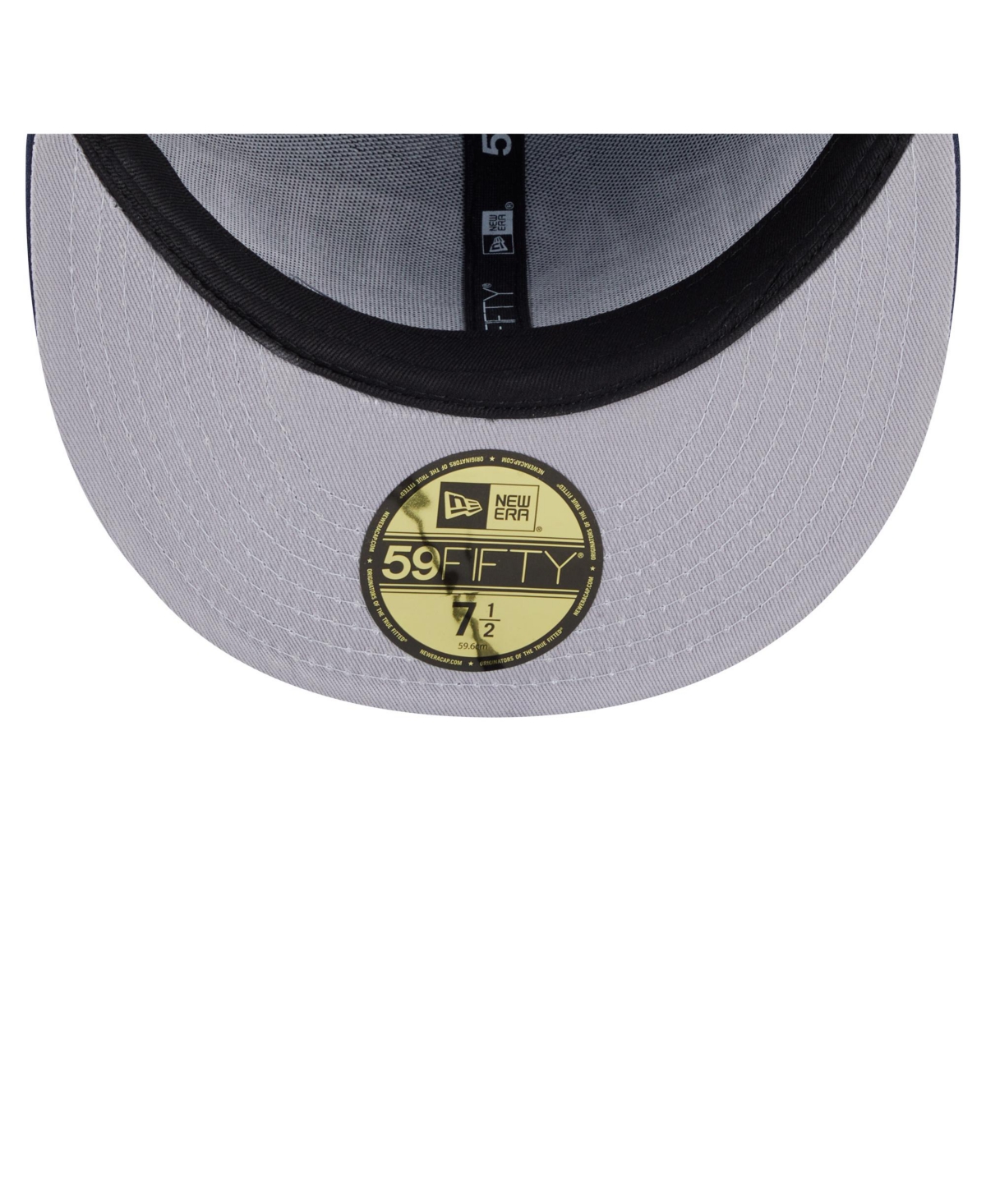 New Era Men's College Navy Seattle Seahawks Oversized 59fifty Fitted Hat In Blue