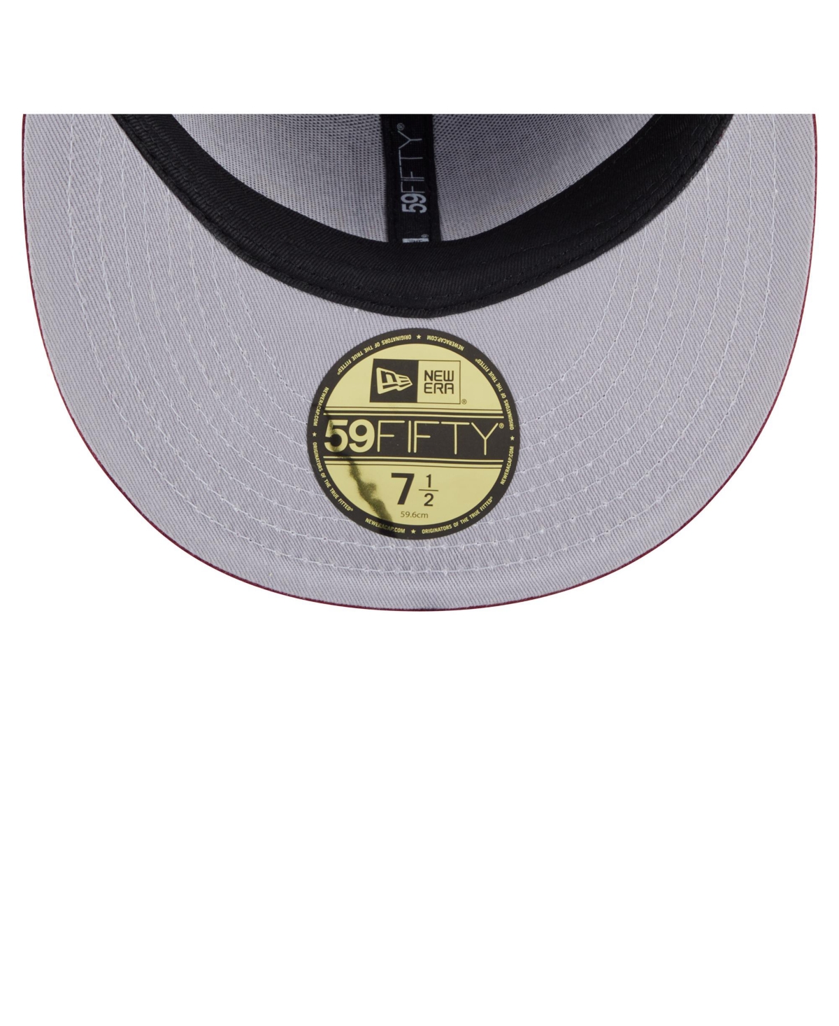 New Era Men's Burgundy Washington Commanders Oversized 59fifty Fitted Hat In Burgundy