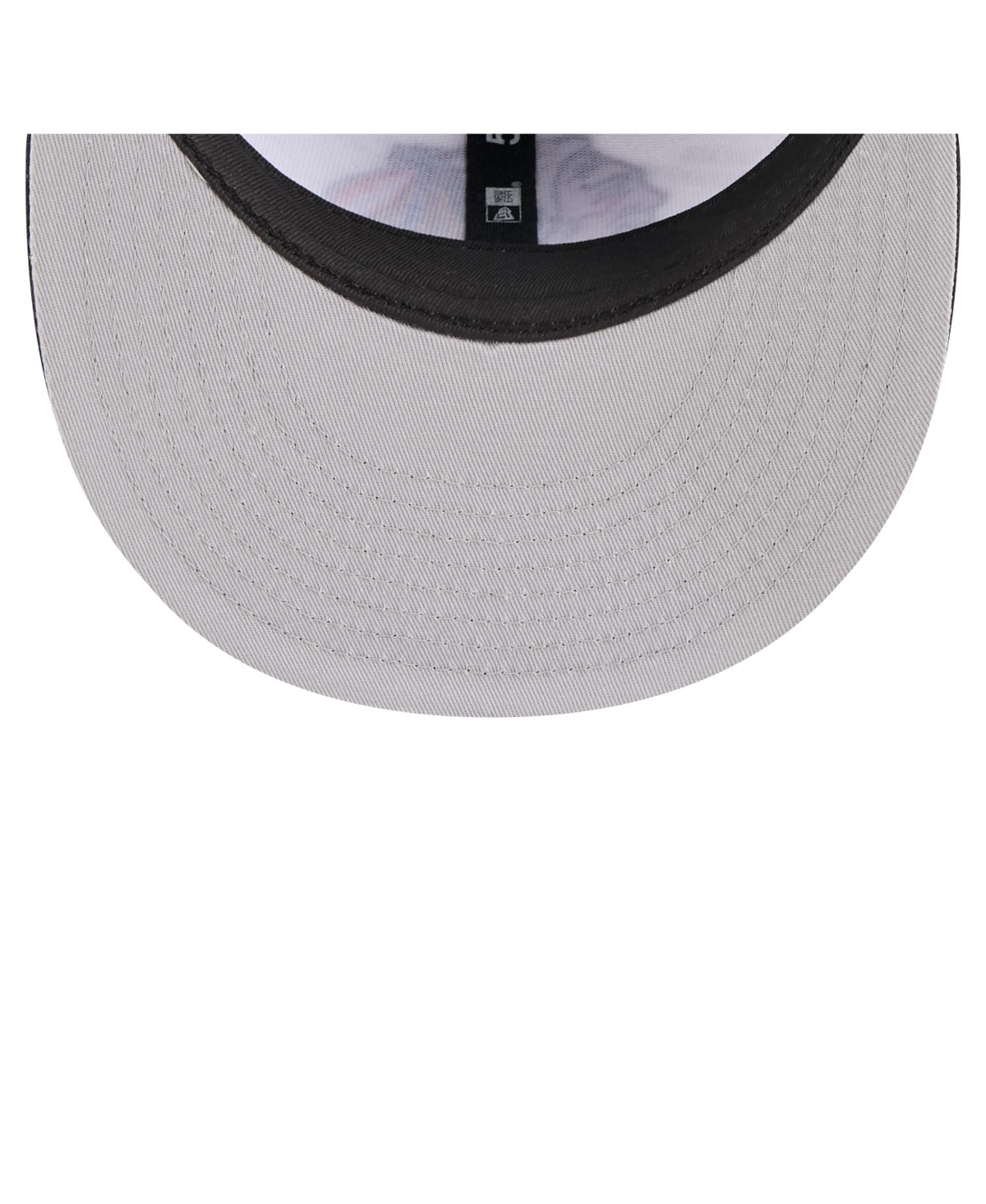 New Era Men's White/black Chicago Blackhawks Repeat Two-tone 59fifty Fitted Hat In White