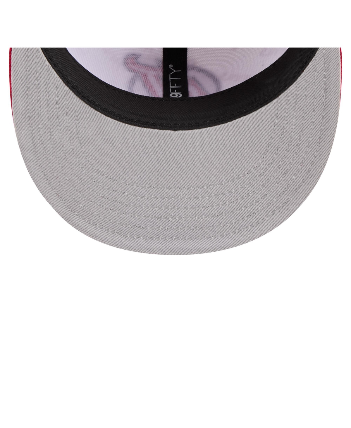 New Era Men's White/red New Jersey Devils Repeat Two-tone 59fifty Fitted Hat In White