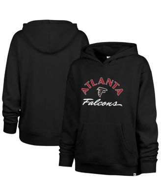 '47 Brand - Women's Black Atlanta Falcons Whirlwind Naomi Pullover Hoodie