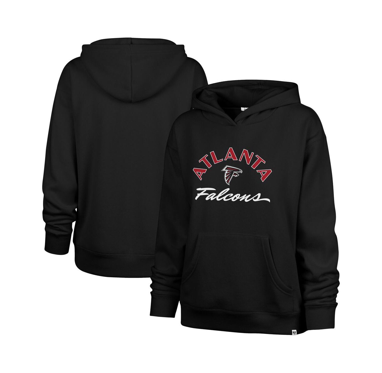 Women's Black Atlanta Falcons Whirlwind Naomi Pullover Hoodie