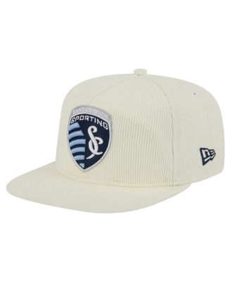 New Era - Men's Cream Sporting Kansas City 2025 Kickoff Snapback Golfer Hat