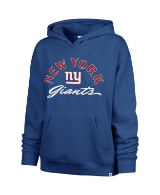 Women's Royal New York Giants Whirlwind Naomi Pullover Hoodie