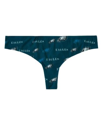 Women's Midnight Green Philadelphia Eagles Mosaic All Over Print Thong