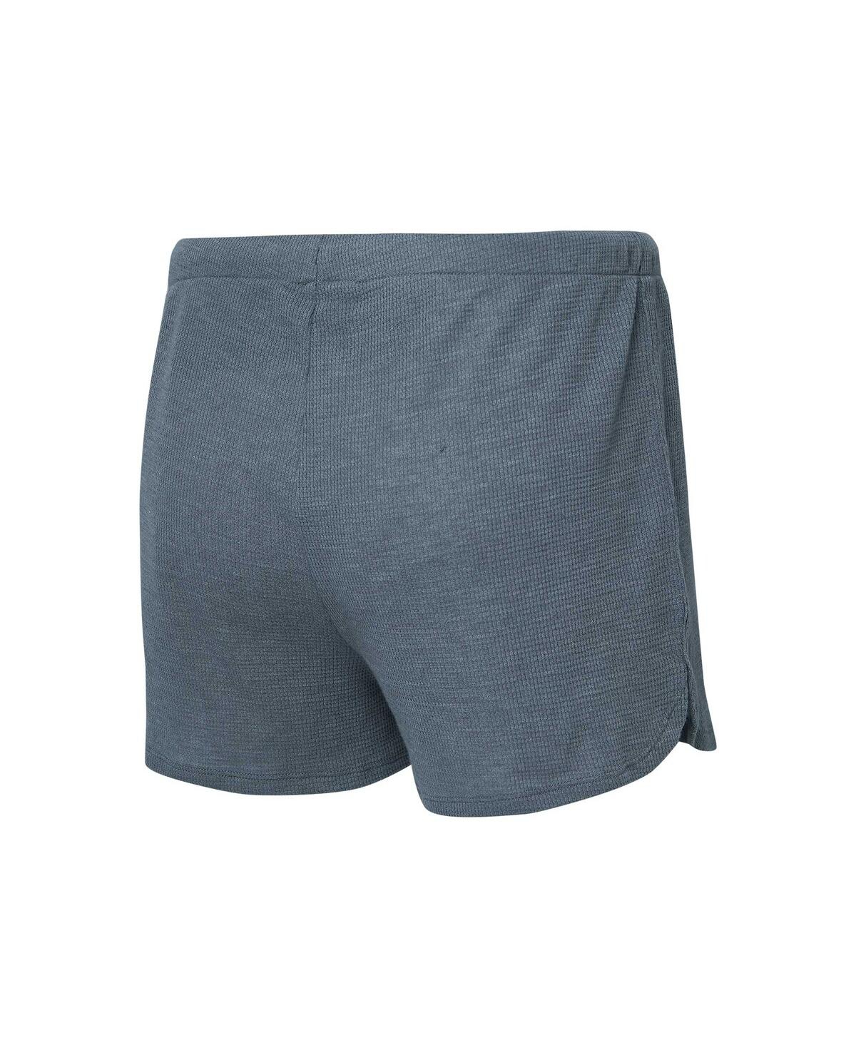 Concepts Sport Women's Gray Minnesota Wild Meadowâ Long Sleeve Top Shorts And Sleep Set In Gray