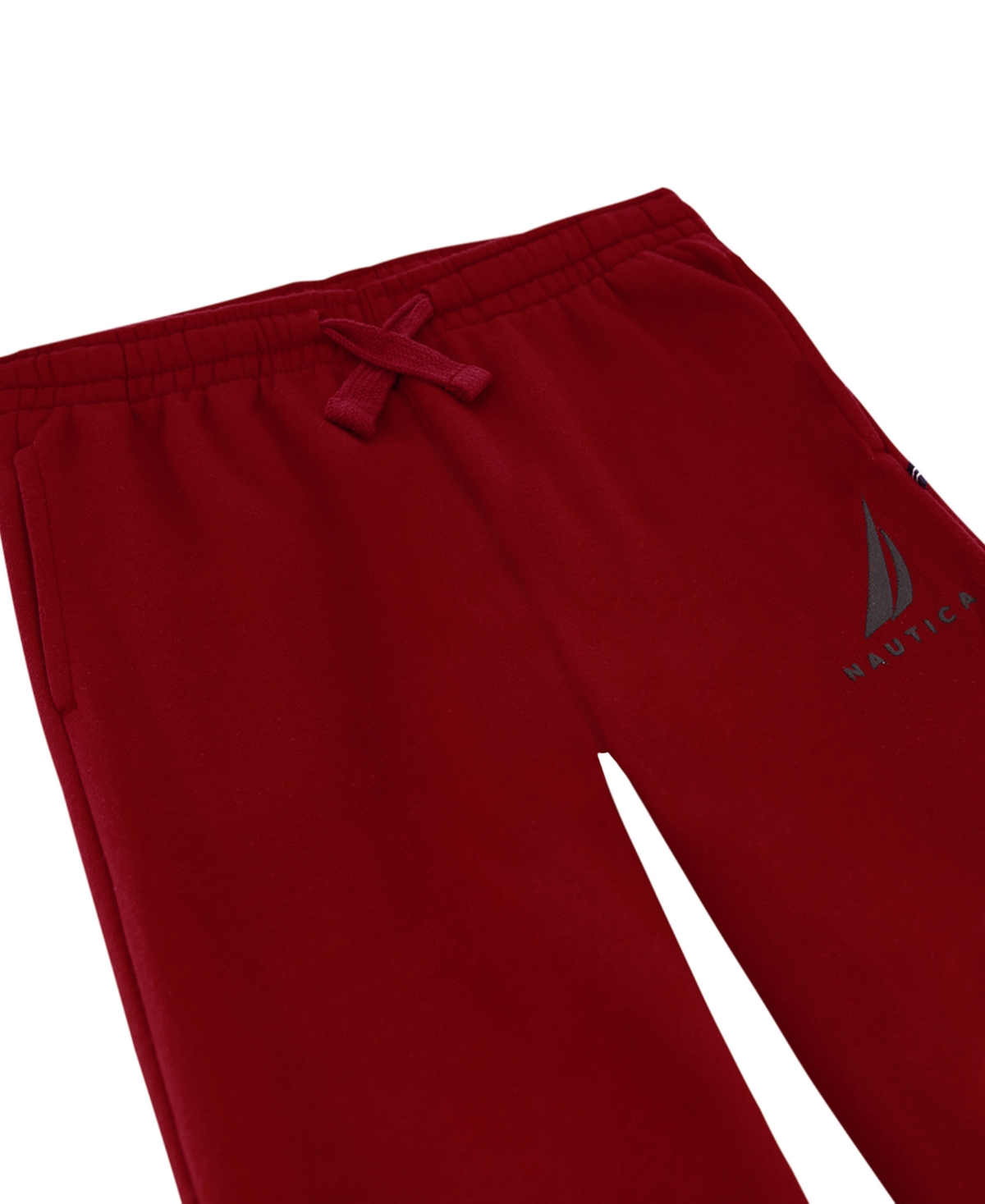 Nautica Boys 8-20 J-class Pull-on Elastic Joggers In Burgundy