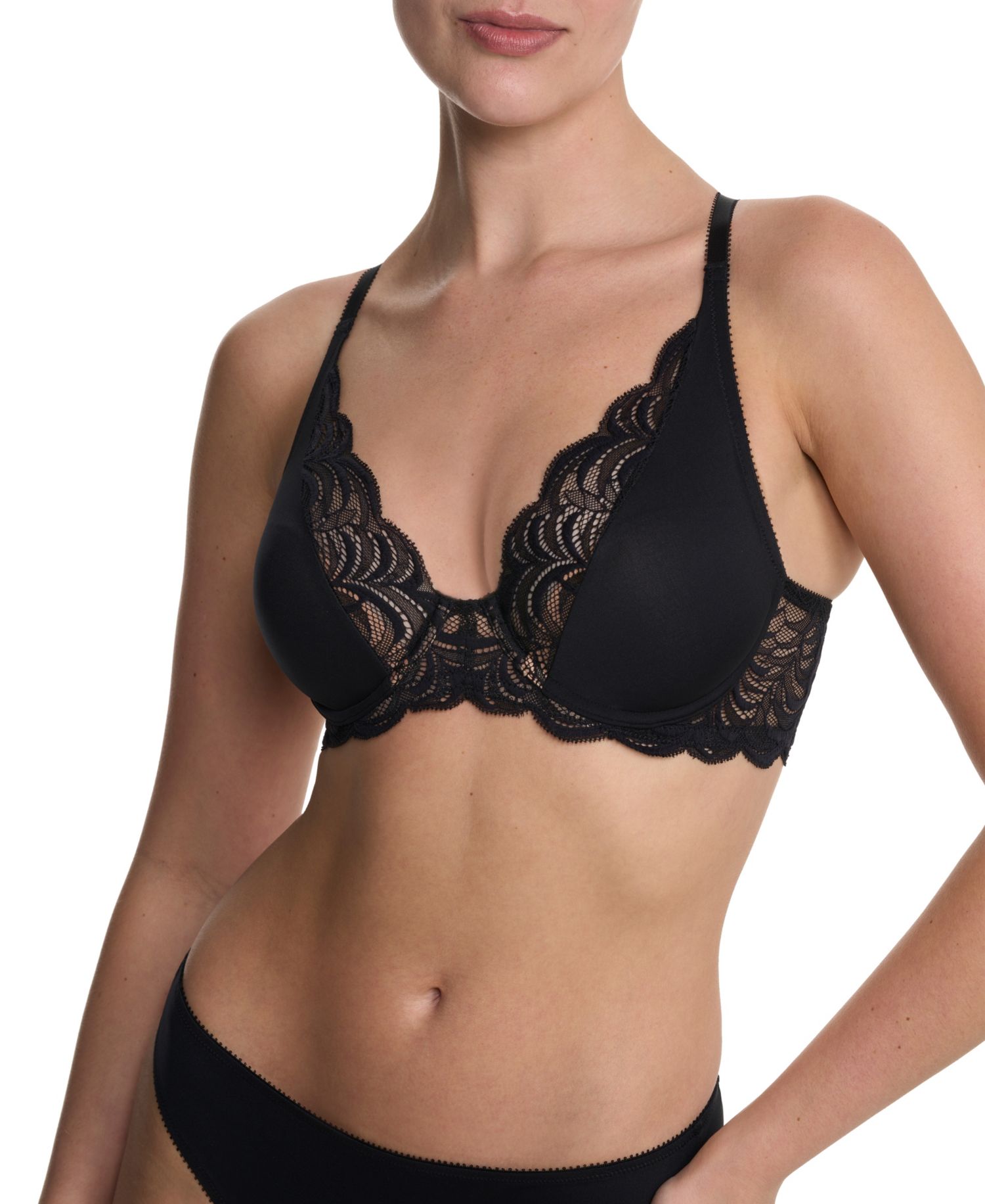Persuasion Lace Convertible Plunge T-Shirt Bra 721356
