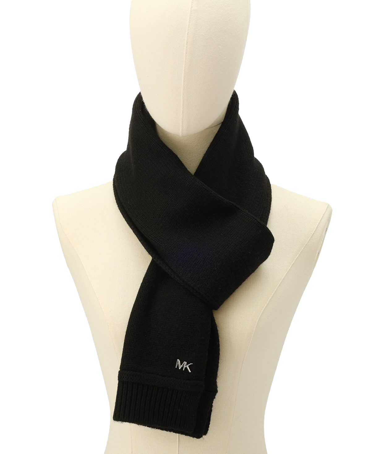 Michael Kors Women's Exposed Seam Scarf In Black