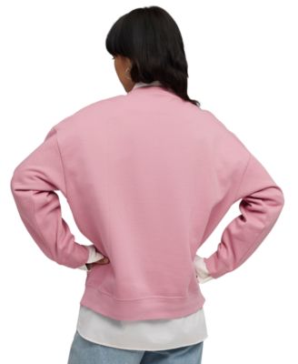 Women's Essential Oversized Crew Fleece Sweatshirt