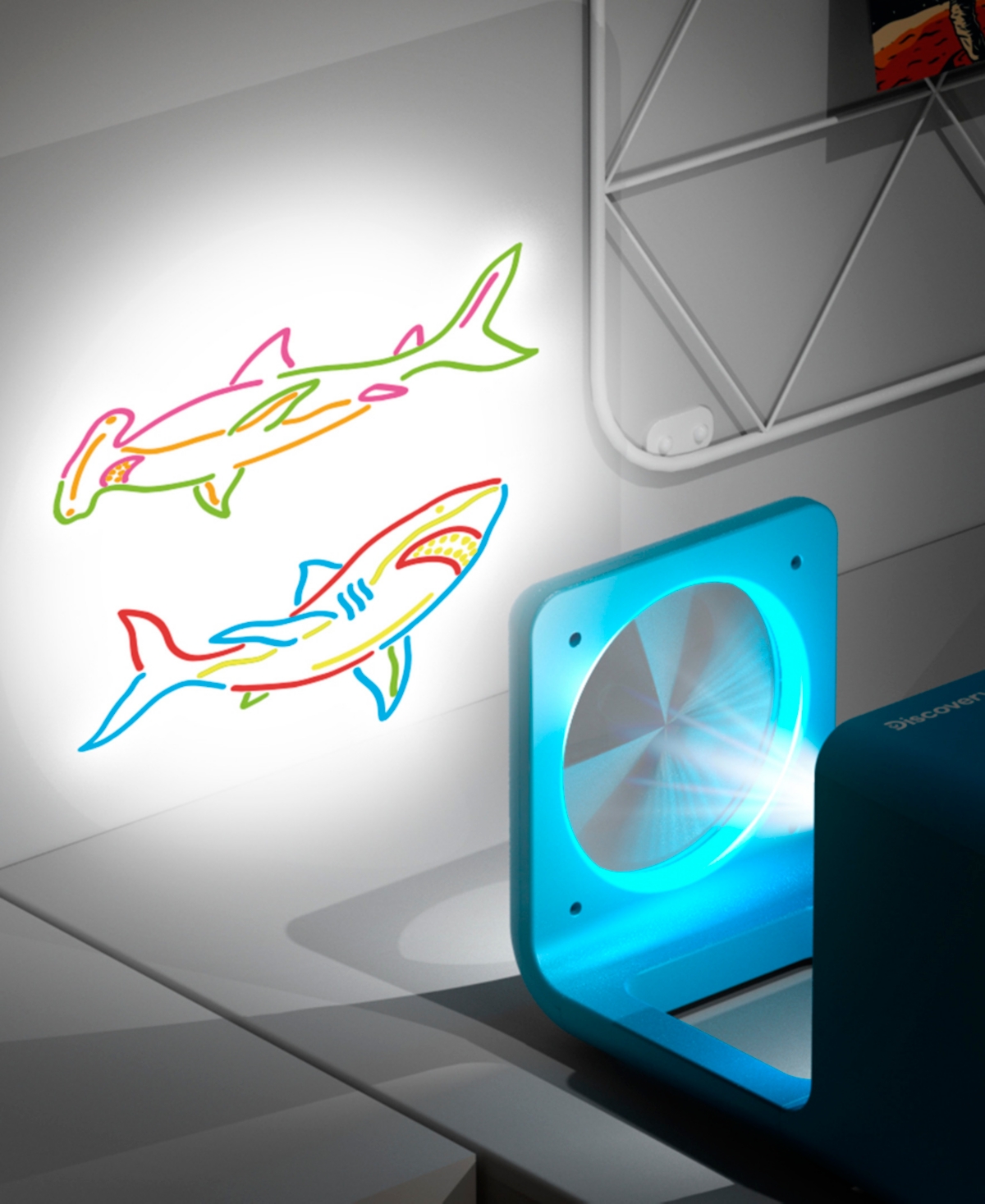 Discovery Doodle Projector Light Art Station 17 Piece In Multi